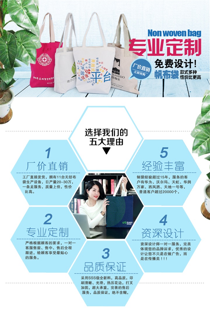 選擇雄緯帆布袋的五大理由 選擇雄緯帆布袋的五大理由