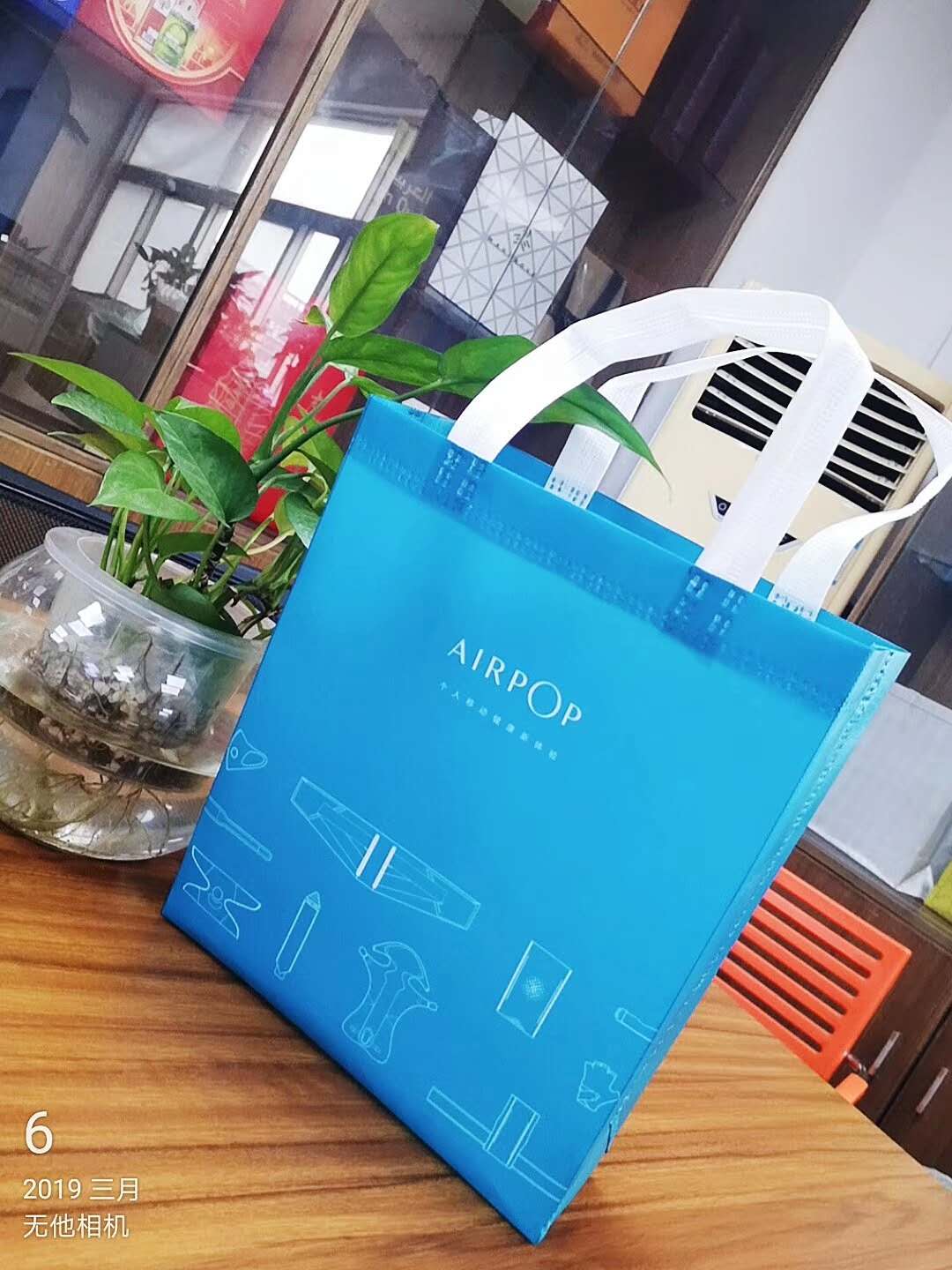 覆膜熱壓無紡布袋手工樣成品 覆膜熱壓無紡布袋手工樣成品